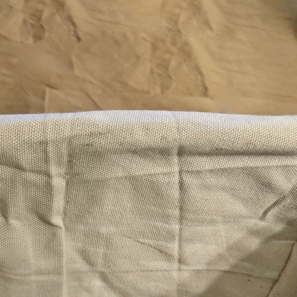 Lined NWOT Divided Wicker Organizer Basket (Grey) - Picture 14 of 15